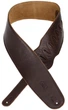 Гитарный ремень Levy's M4GF-DBR Classics Series Padded Garment Leather Bass Strap (Dark Brown) - изображение 5