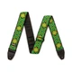 Гитарный ремень Dunlop JIMI HENDRIX BLACKLIGHT FILLMORE GREEN STRAP - изображение 2