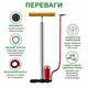 Ручний насос з манометром для велосипеда, авто та мото - зображення 6