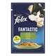 Вологий корм для дорослих котів Felix Fantastic з кроликом в желе, пауч 85 г - изображение 1