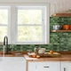 Самоклеючі преміальні наклейки для кухні 30 х 30 см TRADEDOWNCO PEEL & STICK TILES - зображення 4