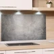 Стеклянный фартук с принтом гранита и серого мрамора 60 х 60 см GRAZDesign - изображение 1