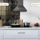 Кухонный фартук-брызгозащитный экран 120 х 60 см IZODEKOR - изображение 4