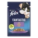 Вологий корм для дорослих котів Felix Fantastic з ягням в желе, пауч 85 г - изображение 1