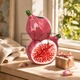 Порцелянова ваза Figs рожева декоративна для квітів 12×9×17.5 см (457-380) - изображение 2