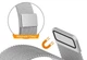 Браслет Milanese Loop Silver 22 мм, магнитная застежка, сетка (SM22W-40) - изображение 6