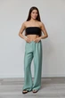 Штани жіночі Estilo повсякденна-casual льон жатка морська хвиля 03-029 44р - зображення 1