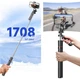 Селфі-палиця CR F16 1708 мм з Bluetooth-пультом, штативом, поворотом 360° та кріпленням 1/4" - зображення 2