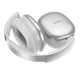 Беспроводные накладные наушники HOCO W73 Graceful Silver Bluetooth с App и амбушюрами PU-кожа - изображение 6