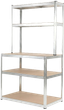 Regał metalowy Profix 62041 z blatem roboczym 5 półek 180 x 100 x 60 x 30 cm (5903755620415) - obraz 1