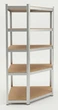 Стелаж кутовий металевий Profix 62040 з полицями 180 x 90 x 90 x 40 см (5903755620408) - зображення 3