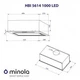 Вытяжка встраиваемая Minola HBI 5614 WH 1000 LED - изображение 10