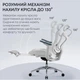 Крісло офісне з підставкою для ніг Sihoo DORO C300L Mesh White with footrest - зображення 9