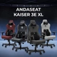 Кресло игровое Anda Seat Kaiser 3E XL Black Fabric - изображение 10