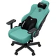 Кресло геймерское Anda Seat Kaiser 3E XL Light Blue Fabric льняная ткань 4D-подлокотники наклон 90-155° memory foam 60 кг/м³ алюминиевая база - изображение 8