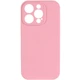 Чехол Silk Full Camera Protective (AA) NO LOGO для Apple iPhone 14 Pro Max (6.7") (Розовый / Light pink) Epik (189113) - изображение 3