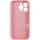Чехол Silk Full Camera Protective (AA) NO LOGO для Apple iPhone 14 Pro Max (6.7") (Розовый / Light pink) Epik (189113) - изображение 5