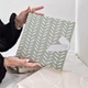 Фотоальбом зелёный для вклеивания фотографий 24×24 на лентах - изображение 1
