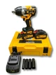 Гайковерт аккумуляторный ударный Krafftec Germany PRO 48V 8Ah 1500 Нм 3/4", желтый - изображение 3