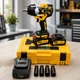 Гайковерт аккумуляторный ударный Krafftec Germany PRO 48V 8Ah 1500 Нм 3/4", желтый - изображение 8