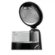 Електрочайник Liberton LEK-6836, Black, 2000W, 1,7 л, дисковий, корпус із пластику + скло, дисплей, терморегулятор, захист від перегріву (LEK-6836) - изображение 3