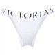 Трусики Victoria’s Secret Exploded Logo Cotton 90s Brief Panty M Белые - изображение 2