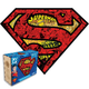 Деревянный пазл Woods Story Superman - Символ Силы 40х29 см XL 250 деталей - изображение 1