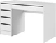Стол туалетный письменный Perfect Home Ada 5S/120 120x55x75 см, 5 ящиков Белый мат (000012376982) - изображение 2