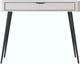 Стол туалетный Perfect Home Lante 1S/100 100.2x38x78 см, 1 ящик, черные ножки Бежевый (000012376985) - изображение 3