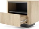 Тумба для кровати Perfect Home Torro 1S/63 38.1x50.5x63 см, 1 ящик Дуб кремона/черный (000012377490) - изображение 2