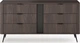 Комод Perfect Home Veris 6S/163 81.2x163.2x38 см, 6 ящиков Дуб дунин/черный (000012377575) - изображение 3