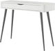 Стол туалетный Perfect Home Lante 1S/100 100.2x38x78 см, 1 ящик, черные ножки Белый (000012377620) - изображение 1