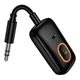 Аудіоадаптер універсальний HOCO Graceful AUX BT audio receiver/transmitter E151 |BT5.4, 4-7h| black - зображення 3