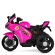 Дитячий електромотоцикл BAMBI Ducati M 6345ELR-8 рожевий (EVA, екошкіра, USB, Bluetooth) - зображення 2