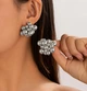 Серьги пусеты Fashion Jewerly маленькие с металлическими шариками из нержавеющей стали, серебристый цвет (SVS) - изображение 1