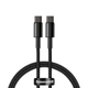 Кабель Baseus Power Delivery Quick Charge USB-C to USB-C 1m Black (CATWJ-01) - изображение 1