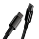 Кабель Baseus Power Delivery Quick Charge USB-C to USB-C 1m Black (CATWJ-01) - изображение 4