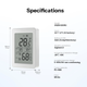 Датчик температури та вологості SONOFF AirGuard TH SNZB-02DR2 Zigbee з великим 3.6" дисплеєм для розумного дому - зображення 3