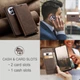 Чохол книжка з магнітом Xiaomi Redmi Note 15 Pro 5G CaseMe Dark Brown (44721-05) - зображення 7