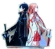 Фігурка стійка Sword Art Online Мистецтво Меча Онлайн Кирито Асуна 15 см - изображение 2