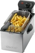 Фритюрниця Clatronic FR 3586 2000 Вт, 3 л, регульований термостат, кошик із ручкою, корпус із нержавіючої сталі, для картоплі фрі та закусок - зображення 1