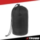 Набор для путешествий Xtrobb 26087 3D Memory Foam, подушка для шеи + маска для сна + беруши, 4-в-1, черный/серый, дорожный комплект с эффектом памяти - изображение 7