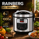 Мультиварка Rainberg 45 програм 6 л 1000 Вт - изображение 2