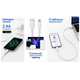 Кабель Borofone BX116W USB - Lightning 2.4А, 1м, White - изображение 4