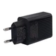 Сетевое зарядное устройство Borofone BAS76A USB-C 30W + USB-A 18W QC Black - изображение 7