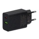 Сетевое зарядное устройство Borofone BAS74A USB-C 20W + USB-A 18W Black - изображение 8
