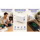 Сетевое зарядное устройство Borofone BAS76A USB-C 30W + USB-A 18W QC White - изображение 3