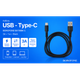 Кабель Borofone BX116BK USB - Type-C 3А, 1м, Black - изображение 2