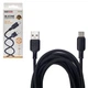 Кабель Borofone BX113BK USB - Type-C 3А, 3м, Black - зображення 1