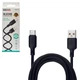 Кабель Borofone BX113BK USB - Type-C 3А, 2м, Black - зображення 1